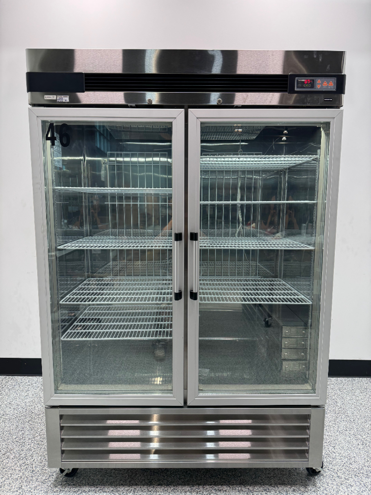 Image of Summit Double Door Stainless Steel Refrigerator